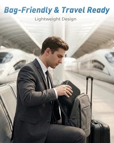 ProCase Hard Carrying Case for Glinet Travel Router -Black — view 4