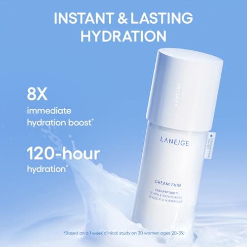 LANEIGE Icons To Go Set: Cream Skin, Water Bank Cream, Lip Sleeping Mask, Water Sleeping Mask, Travel Size, Full Size, Hydrate, Barrier-Boosting — view 6