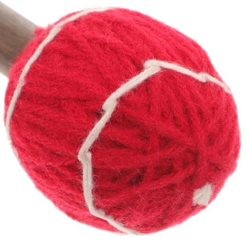 Toddmomy Lightweight Wooden Mallet with Wool Yarn for Meditation Singing Bowl, Calming Effects Sound Bowl Stick for Study and Travel, Suitable for Men and Women — view 3