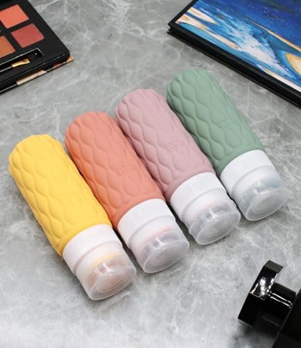 100ml Silicone Travel Bottles for Toiletries for Shampoo and Conditioner — view 6