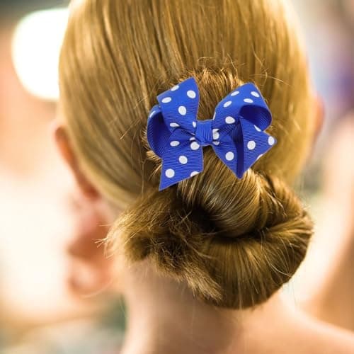 20pcs Blue Hair Clips Set, Comfortable Wear, School Style — view 5