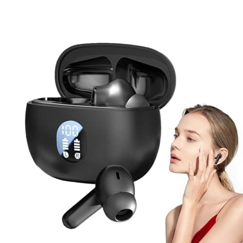 Wireless Earbuds - Noise Cancelling Earbuds, Wireless Earphones | Wireless Headphones 5.4 HiFi Stereo Earphones, Led Display Waterproof Wireless Headphones for Running, Phones — view 6