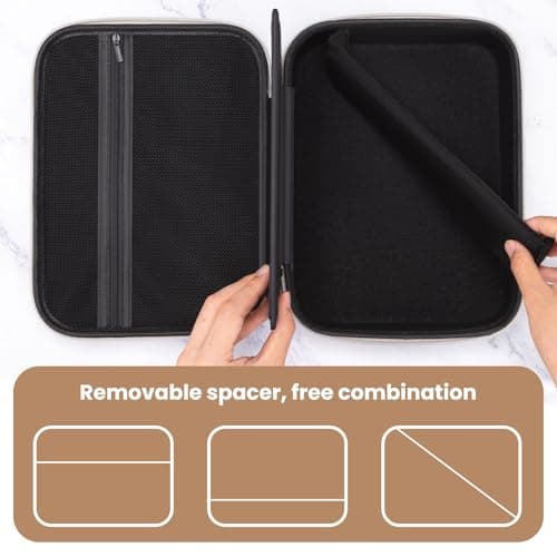 Hard Travel Case for Hair Clippers, Barber Supplies Holder for Hair Cutting — view 5