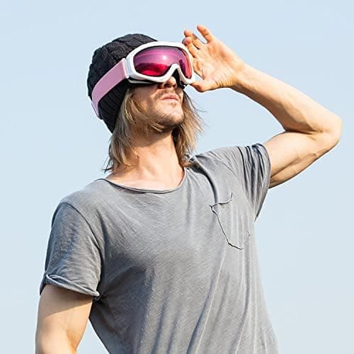 OutdoorMaster OTG Ski Goggles, Snowboard Goggles for Men, Women & Youth — view 6