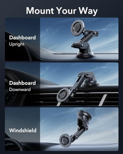 ESR for MagSafe Car Mount, Magnetic Phone Holder Car Dashboard/Windshield — view 2
