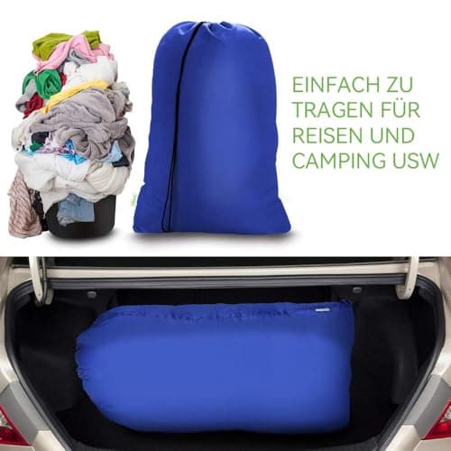 OTraki Large Travel Laundry Bags 2 Pcs 60x80 cm Blue — view 6