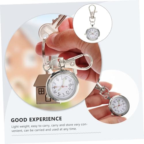 Students Pocket Watch Luminous Pointer Alloy Silver for Back to School — view 3