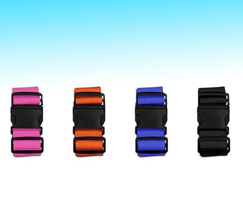 Personalised Luggage Strap Suitcase Embroidered/Printed Safe Luggage Belt 5cm wide — view 2