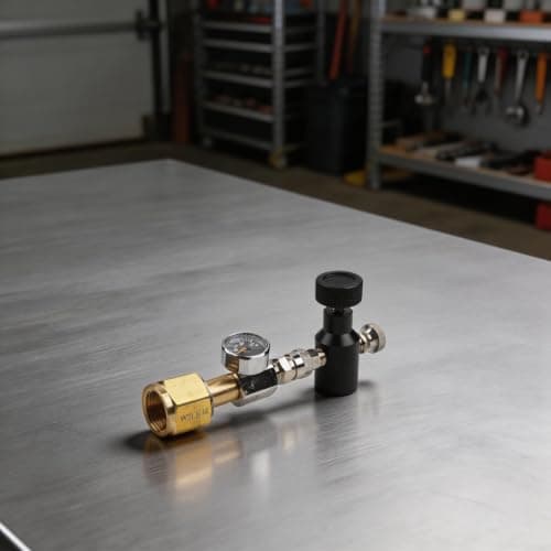 Stainless Steel Gas Connector TR21-4 to W21.8-14 Thread — view 2