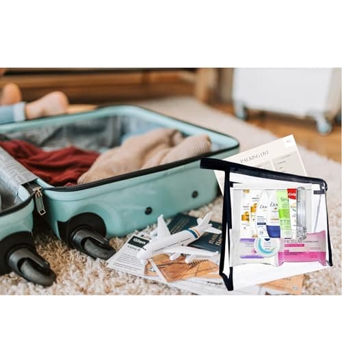 Travel Toiletries Set for Women –13-Piece Mini Toiletries, TSA Approved, Leak-Proof Travel Bag, Travel Toiletry for Holiday or Hospital Over Night Stay — view 3
