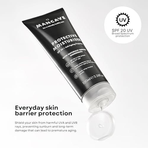 ManCave SPF 20 Anti-Ageing Moisturiser 100ml, Mens Face Moisturiser — view 2