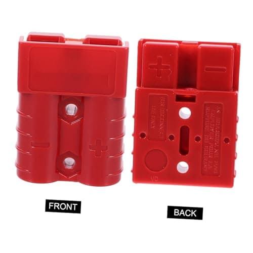 Battery Quick Disconnect Plug 50a 600v Red Power Connector — view 3
