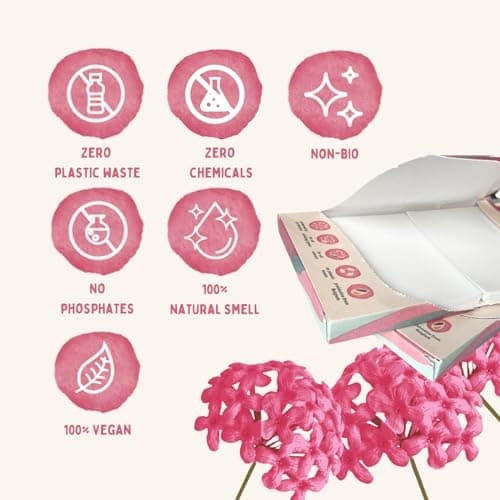 YOKUU Probiotic Laundry Sheets| 64 Loads | Summer Flower Scented | Travel Washing Detergent| Eco Laundry Detergent Sheets — view 4