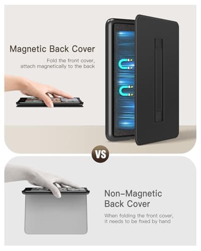 MoKo Case for 7" Kindle Paperwhite 12th Gen 2024 & Colorsoft, Denim Black — view 4