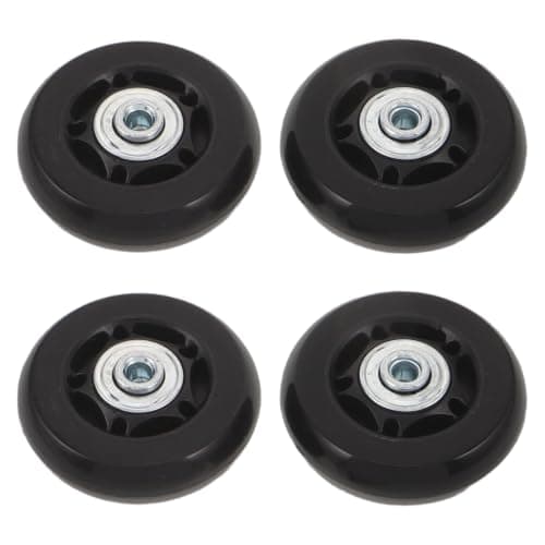 PU Silent Swivel Suitcase Wheels Replacement Kit for Luggage Repair
