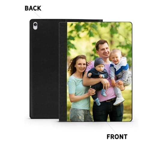 Personalised Case Custom Photo Leather Flip Cover Compatible for all ipads Models 10.2 7/8/9 10th Gen 11th Gen A16 2025. — view 2