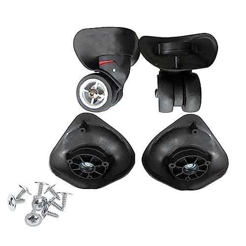 yanwuwa 1 Pair A08 Luggage for Case Replacement Spinner Wheel Suitcase Spare Mute Casters Wheel Repair Parts Left and Right