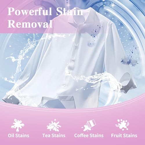YUCO Laundry Detergent Sheets 80 Washes, Eco Travel Laundry Detergent Liquidless Detergent Soap Sheet, Dissolvable in in Sink and Washer, Plastic Free Packaging, Jasmine And Lily of the Valley (150g) — view 3