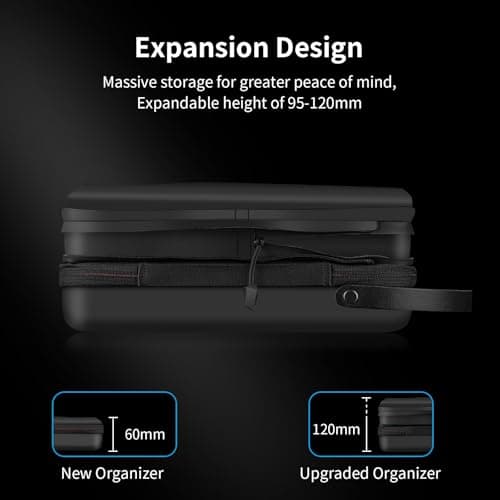 TELESIN Large Carry Case Waterproof Protective Travel Carrying Bag — view 5