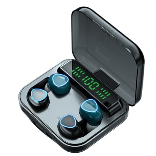 CENMEN M22 Couple Wireless Headphones Touch Digital Display Bluetooth Headphones Dual Earbuds Noise Cancelling Headphones