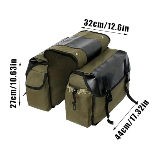 Motorcycle Saddlebags Waterproof Canvas Organizer — view 6