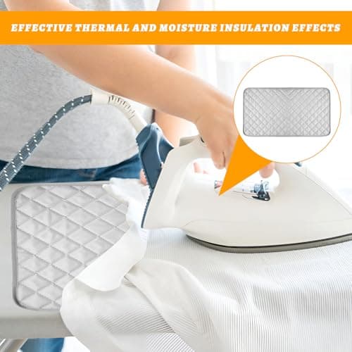 Ironing Mat,Foldable Portable Travel Iron Mat,Lightweight Iron Mat,Ironing Pad for Steam Pressing on Tabletop & Bed,Tabletop Ironing Boards with Heat and Moisture for Travel & Business Trips — view 6
