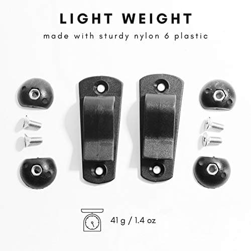 Vincita Bike Pannier Hooks Kit - to Convert Any Bag Into A Bicycle Pannier Bag -Can Be Used with Rack Diameter Up to 13 mm(Plastic) — view 4