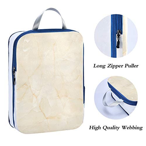 MONTOJ Yellow Rock Travel Packing Cubes, 3 Pieces Luggage Organizers Set — view 6