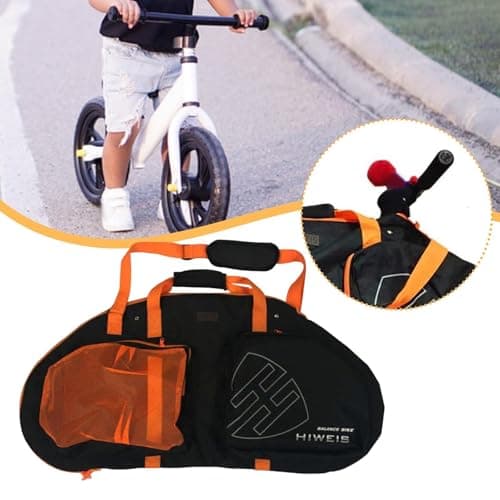 blloocod Balance Bike Bag Scooters Storage Case Kids Scooters Carrying Case Children Balance Bikes Cases Transport Cover Organizer- Orange — view 4
