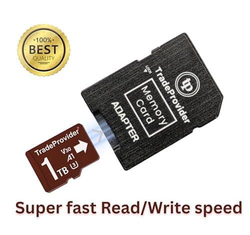 TradeProvider TF Memory Card to SD Card Adapter – High-Speed UHS-I Storage Converter, Compatible with SDHC SDXC, Full-Size SD Slot for Security Camera, Laptop, Drone, Dash Cam, Durable & Universal Fit — view 2