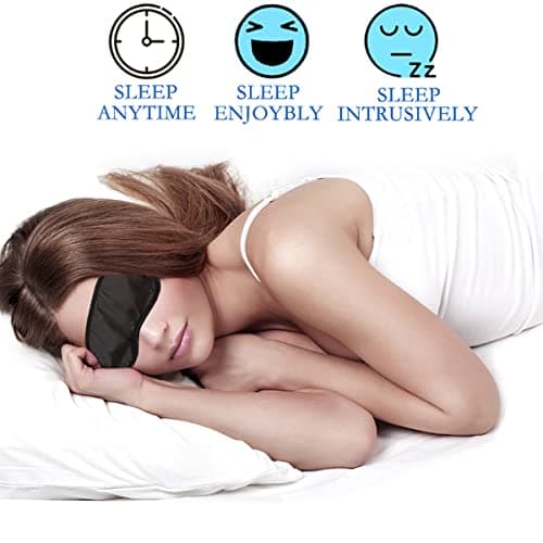10 Pack Sleeping Eye Mask Sleep Blindfold for Women & Men, Blackout Eye Shade Cover for Travel, Nap, Game — view 5