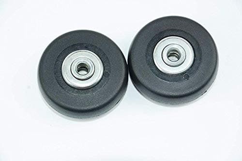 Pair of Luggage Suitcase Replacement Wheels Repair Axles Deluxe Repair Kit (50x20mm) — view 3