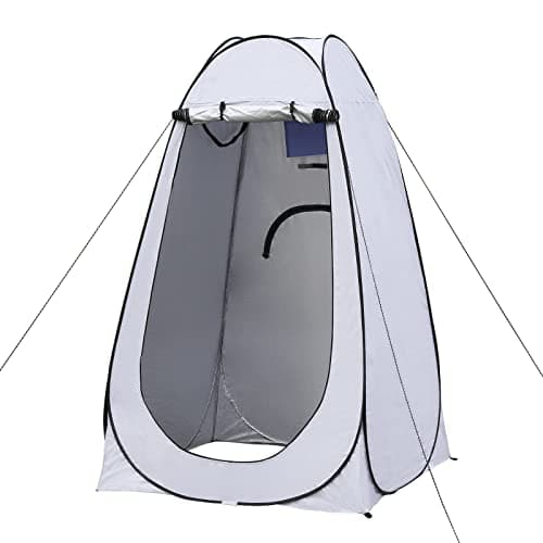 TUKAILAI Pop Up Tent Privacy Shower Changing Room, 120x120x190cm, Grey