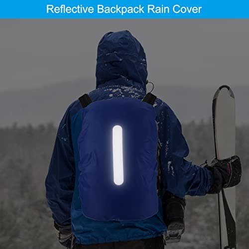 PATIKIL Waterproof Backpack Rain Cover 75-85L XXL Navy Blue — view 4