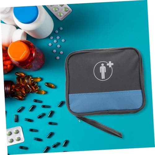 Aid Kit Bag with Compartments, Oxford Cloth Storage Back to School Decor — view 4