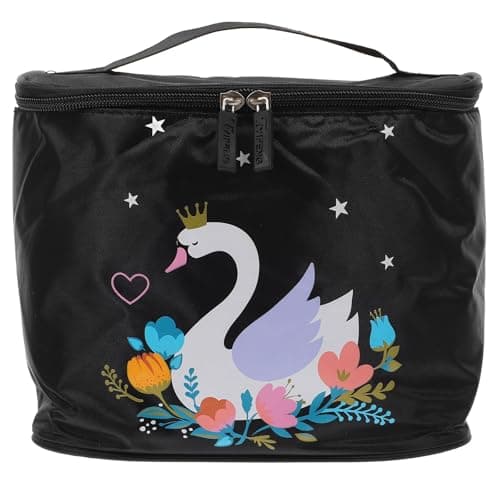 SHOWERORO Travel Toiletry Bag Foldable Large Capacity Waterproof with Multi-Compartment Polyester Storage for Makeup Tools and Cosmetics for Travel Organiser