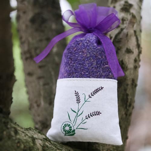 Lavender Sachet Bags 6pcs Cotton Fabric Portable Holder for Travel — view 4