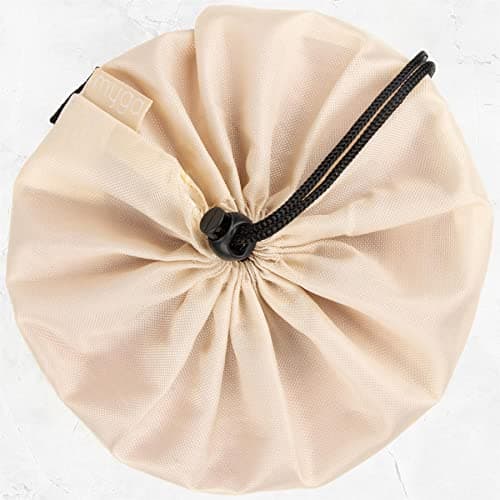 Myga Yoga Mat Bag - Compact Carry Bag for Yoga, Pilates, Fitness & Exercise Mat with Adjustable Strap for Women & Men - Lightweight Waterproof Travel Bag for Home Gym and Studio - Beige — view 6
