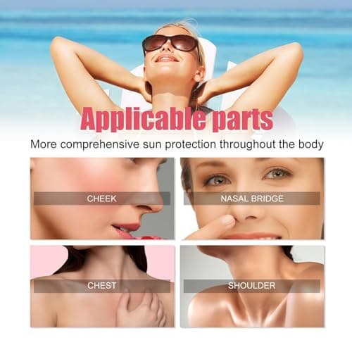 Sunscreen Stick SPF 50+,SPF 50 Sunscreen for Face,Invisible Sun Stick for Face & Body,Water Resistant,Daily Use Waterproof Sun Block,Moisturizing Sun Cream,Day Cream Spf,Daily Use Sunscreen Stick — view 5