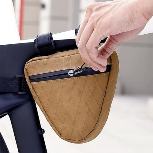 Top Tube Bike Bag Repair Kit Storage, Tool Pouch, Triangle Pouch, — view 3