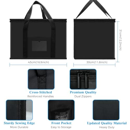 Cooler Bag 43x31x30cm, 420D Oxford Cloth Thermal Insulated, 40L — view 4