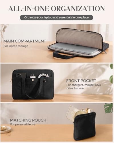 ProCase Laptop Sleeve for 13" MacBook Air&Pro -Black — view 3