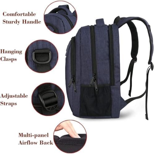 MATEIN Travel Laptop Backpack 15.6", Slim Laptop Rucksack, Rucksack for Men — view 2
