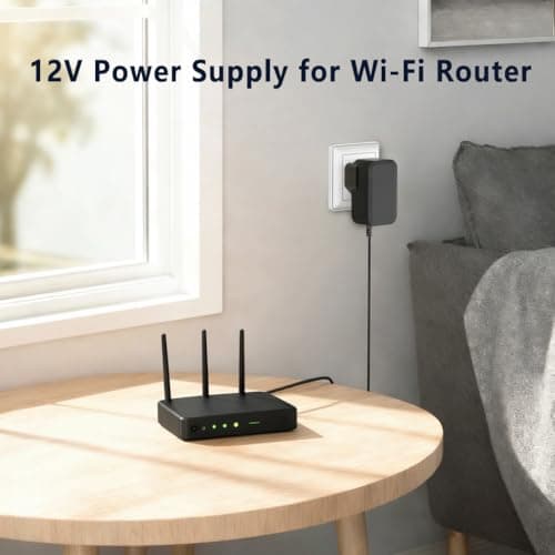 12V 3A Power Supply Adapter (36W Max), UK Plug AC/DC Mains Charger — view 2