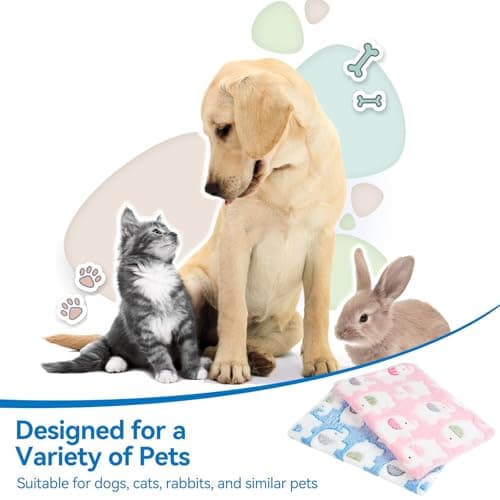 Neerow Dog Blanket Washable, 60 × 40 cm Cat Blanket, 2 Pack — view 5
