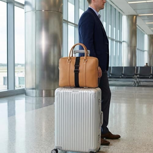 4 Pack Adjustable Elastic Luggage Straps for Suitcases — view 6