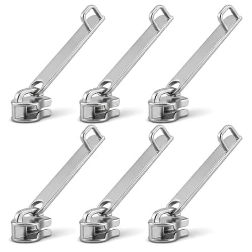 Shimmeroo 6PCS Replacement Zipper Pulls,Universal Luggage Zipper Pull