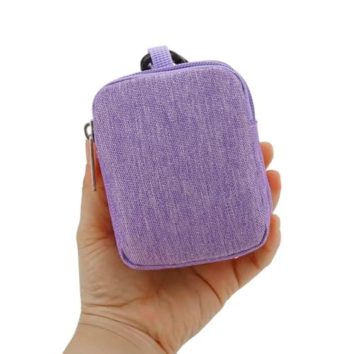 JINSI Mini Pouch Coin Purse Small Organizer Bag (Purple) — view 6