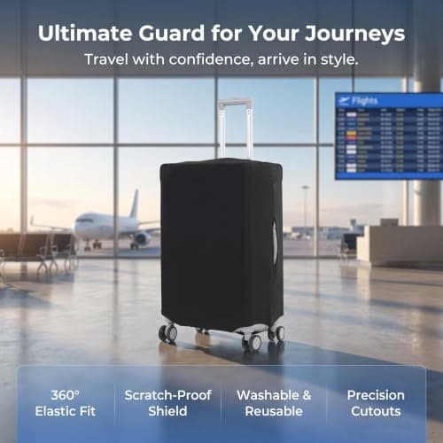 HXSYKJDM Suitcase Covers – Luggage, Elastic Washable Luggage Protector — view 3