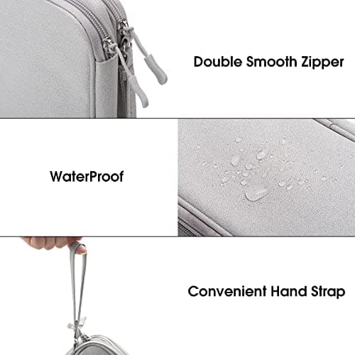 Arae Travel Essentials Electronic Organizer Double Layer - Gray, M — view 5